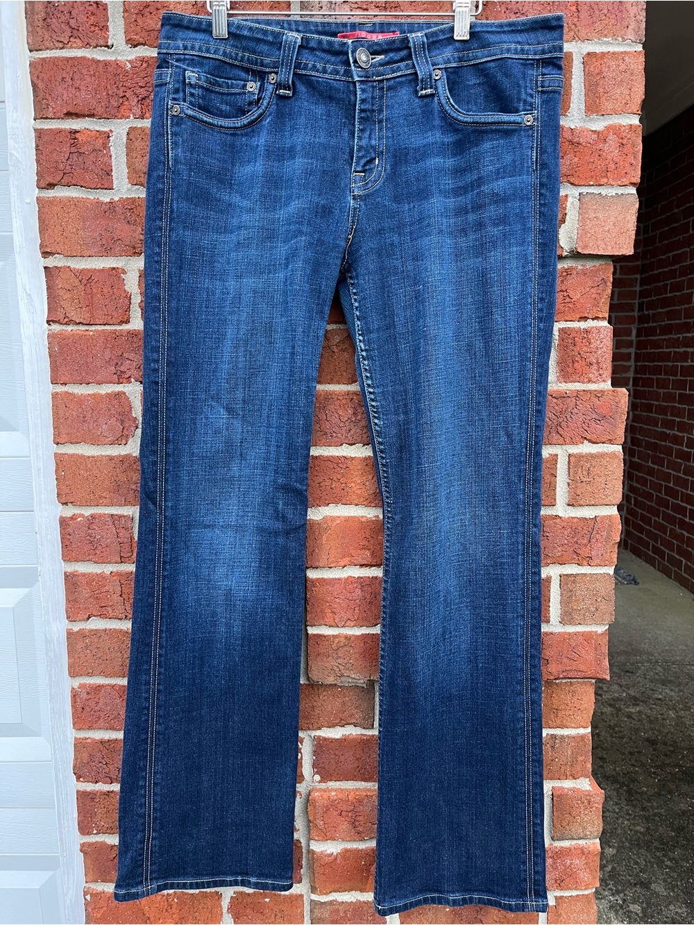 Vigoss Women's Dark Blue Wide Leg Jeans